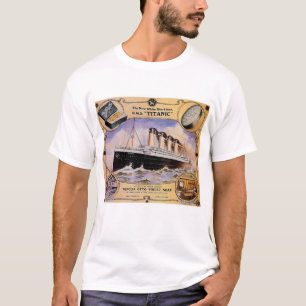 T-shirt Annonce de savon Vintage Titanic