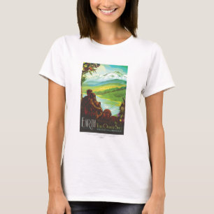 T-shirt Annonce de voyage Sci-Fi, Planet Earth