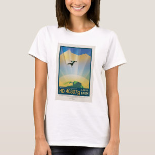 T-shirt Annonce de voyage Sci-Fi, Planet HD 40307g