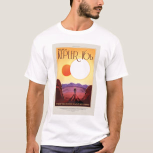 T-shirt Annonce de voyage Sci-Fi, Planet Kepler-16b