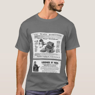T-shirt Annonces rétro