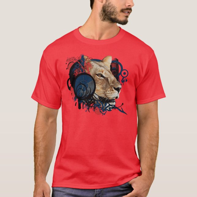 T-shirt Annonceur de roi de MC - chemises pour les hommes (Devant)