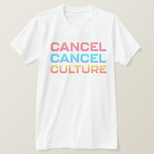 T-shirt Annuler l'avis de soumission de mème Internet Cult (Design devant)