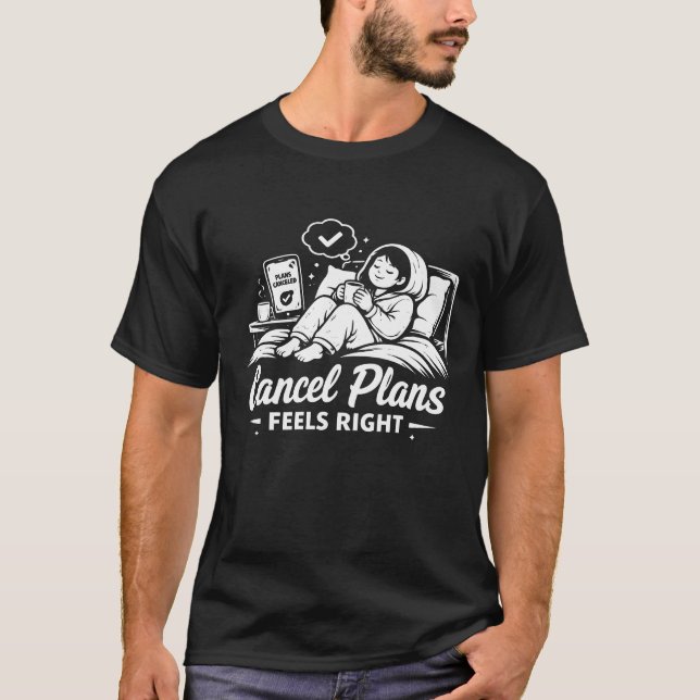 T-shirt Annuler les plans Confort (Devant)