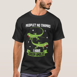 T-shirt Anole Lizard Lover  Green Anole Reptile Keeper Nat