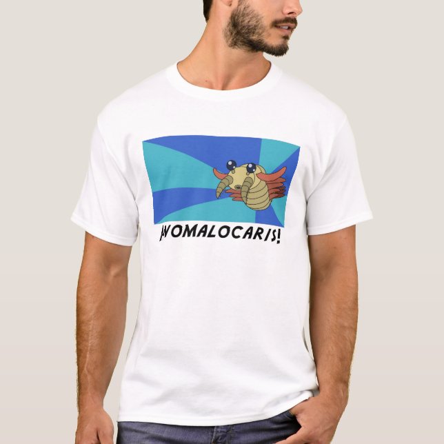 T-shirt Anomalocaris ! Animal préhistorique (Devant)