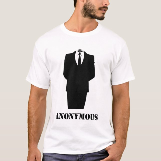 T-shirt Anonyme (Devant)