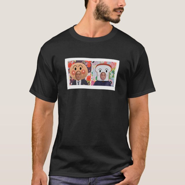 T-shirt Anpanman Matsumoto et Shokupanman Hamada (Devant)