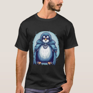 T-shirt Antarctique Animal Kawaii Coon Penguin Wizard