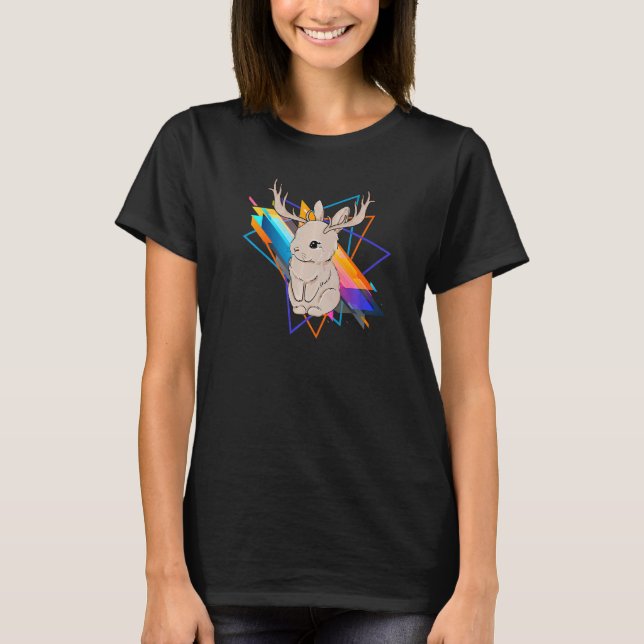 T-shirt Antelabbit esthétique mignon lapin animal graphiqu (Devant)
