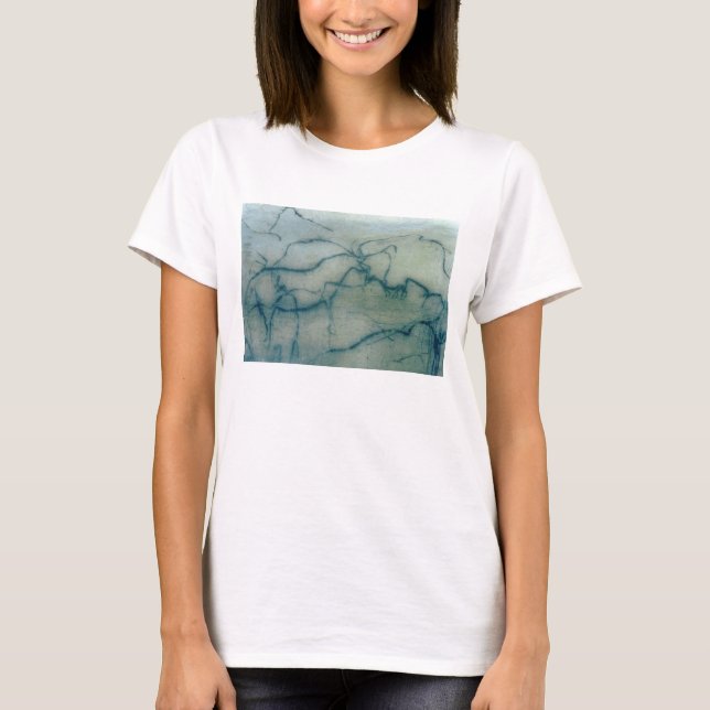 T-shirt Antelope and bison, perigordian (Devant)