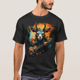 T-shirt Antelope Jouer de la guitare