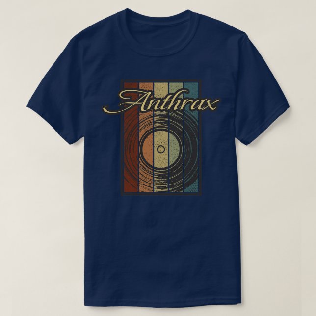 T-shirt Anthrax Vynil Silhouette (Design devant)