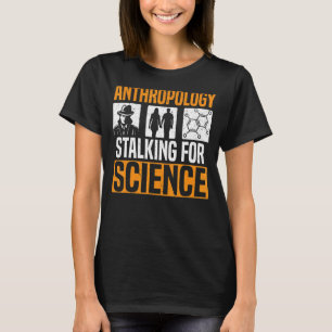 T-shirt Anthropologie Étapes Pour La Science Anthropologue