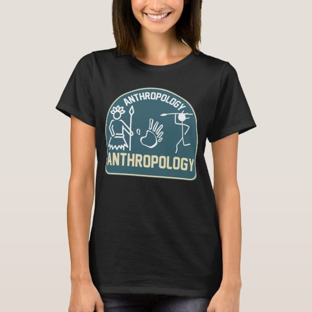 T-shirt Anthropologie sociale, Anthropologie étudiante (Devant)