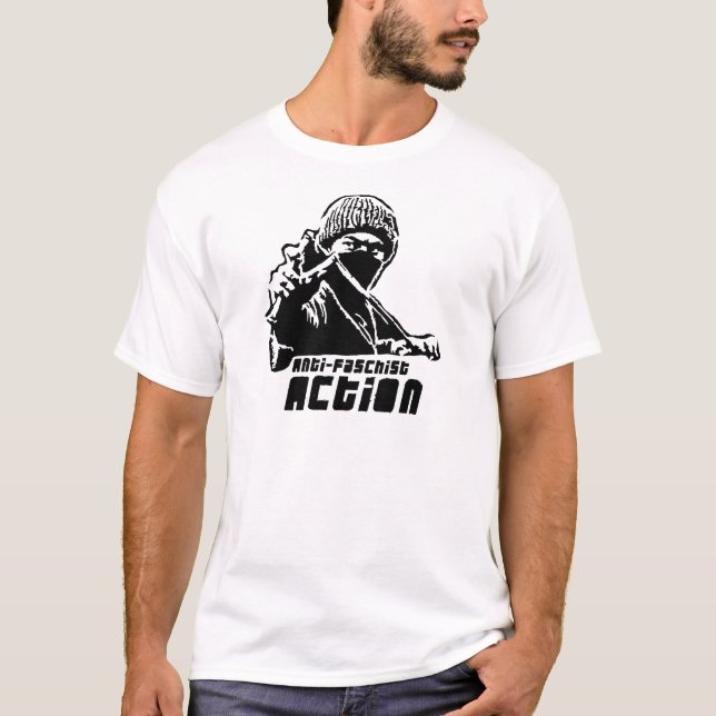 T-shirt Anti action fasciste ! (Devant)