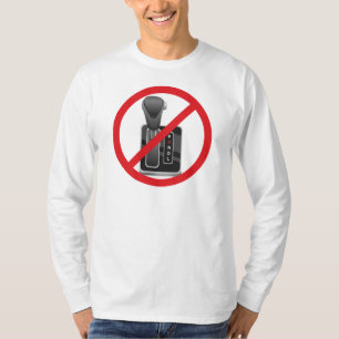 T-shirt Anti-Automatique - Drôle Stick Shift Manual Gearbo