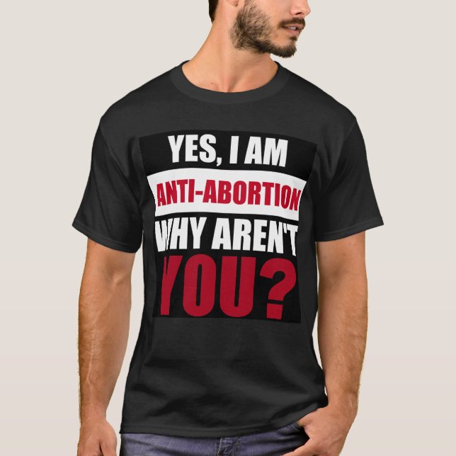 T-shirt Anti-Avortement (Devant)