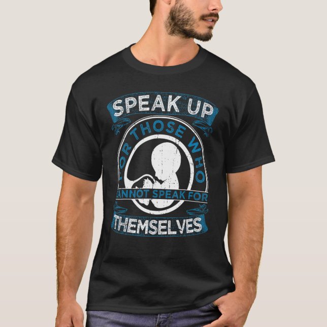 T-shirt Anti-avortement Anti-avortement à naître 3 (Devant)