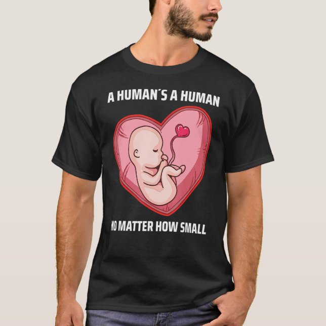 T-shirt Anti-avortement Anti-avortement Choisir la vie 5 (Devant)