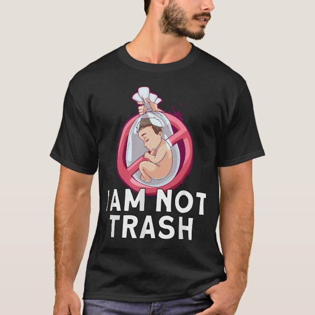 T-shirt Anti-avortement Choix Anti-avortement Arrêter les  (Devant)