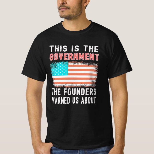 T-shirt Anti Biden Président USA America Don (Devant)