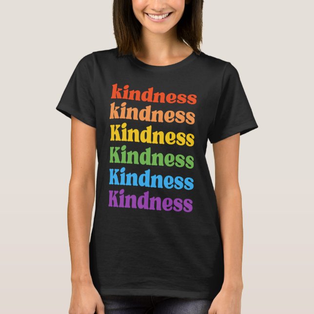 T-shirt Anti Bullying Unity Day Kindness Rainbow Kids Grap (Devant)