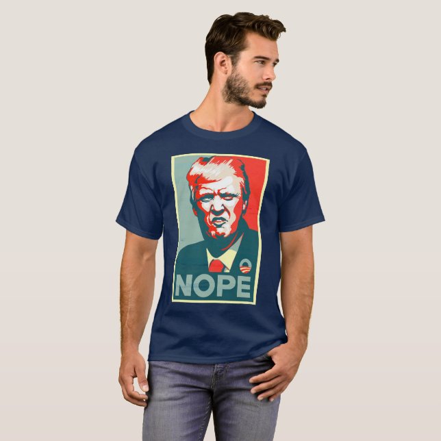 T-shirt Anti chemise d'atout de "Nope" (Devant entier)
