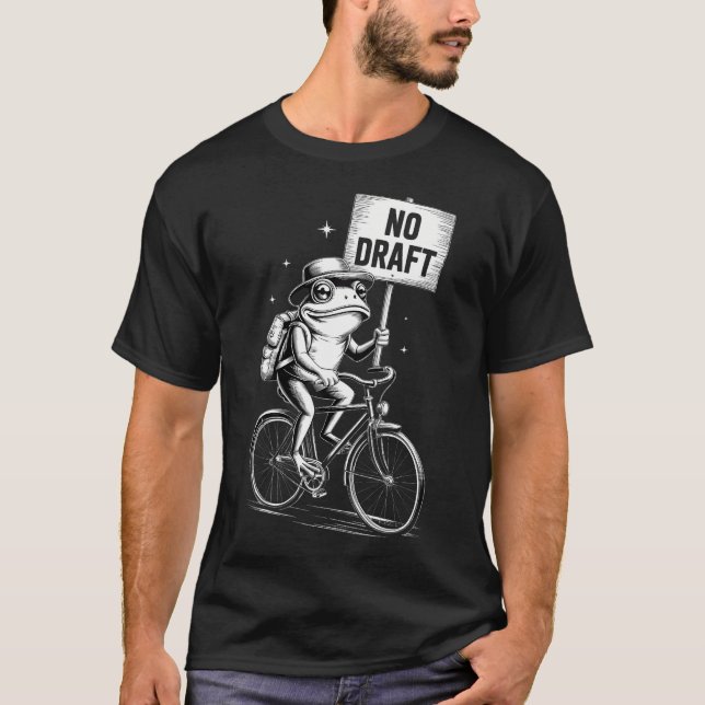 T-shirt Anti-conscription Service Sélectif Pas de Guerre G (Devant)