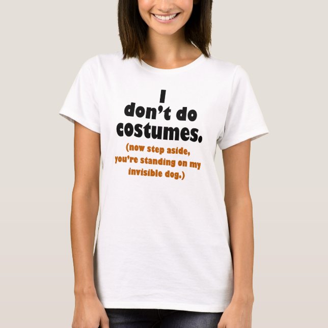 T-shirt anti-costume (Devant)