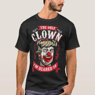 T-shirt Anti Donald Trump T Shirt Drôle Clown Résiste Homm