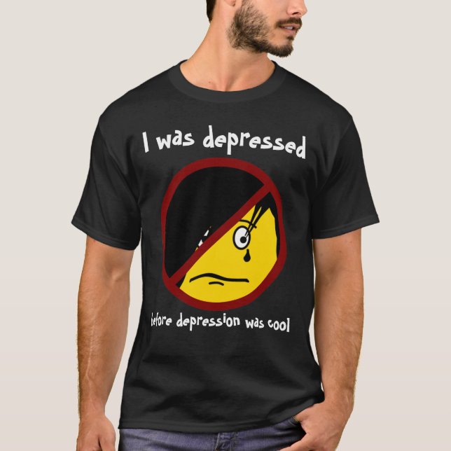 T-shirt Anti-Emo chemise de dépression (Devant)