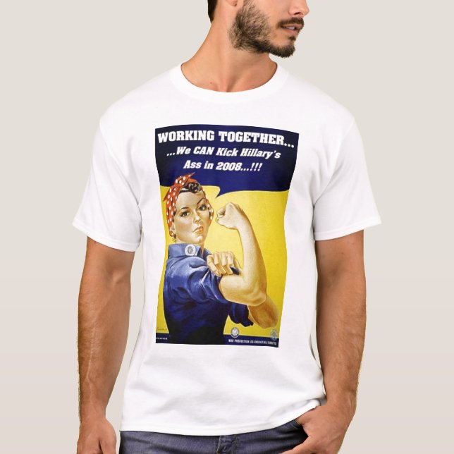 T-shirt Anti-Hillary (Devant)