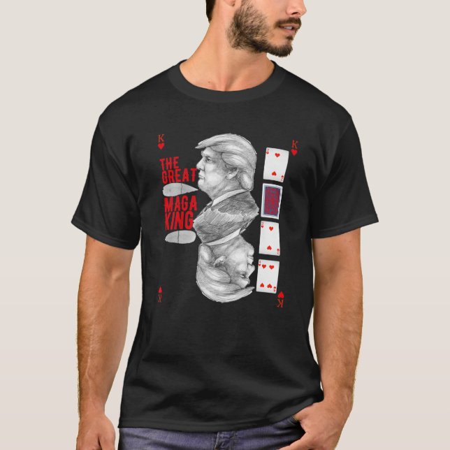 T-shirt Anti Joe Biden Ultra Maga Le Retour Du Grand (Devant)
