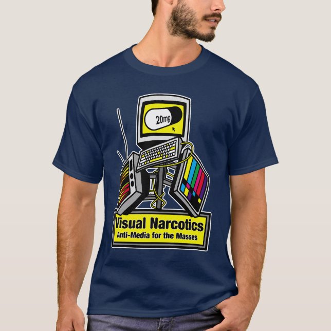 T-shirt Anti-Médias pour la chemise des masses (Devant)