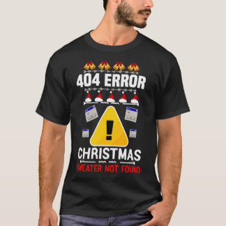 T-shirt Anti Noël laid Noël 404 Erreur Noël