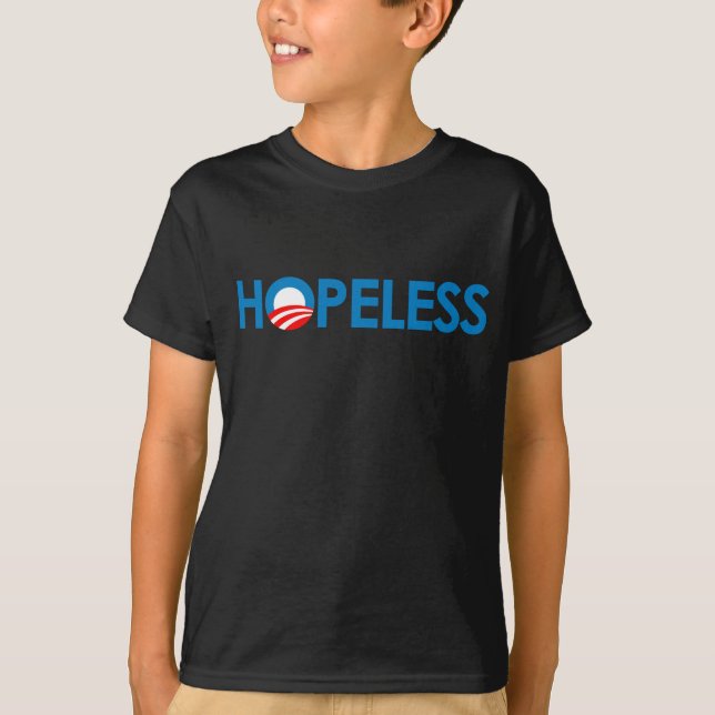 T-shirt Anti-Obama - DÉSESPÉRÉ (Devant)