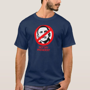 T-shirt Anti-Obama - non mon président