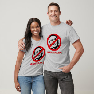 T-shirt Anti-Obama - Obama sucks