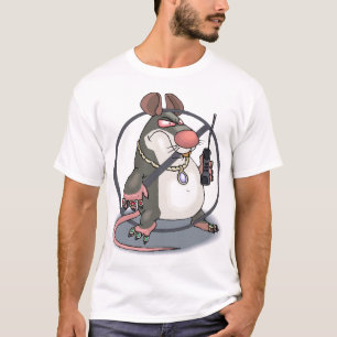 T-shirt Anti-Pif aucun réservoir de basket-ball de rats