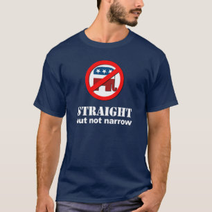 T-shirt Anti-Républicain - directement mais pas étroit