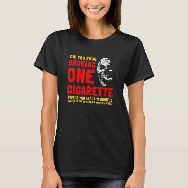 T-shirt anti smoking Smoking Brings you Closer to our Make (Devant)