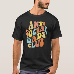 T-shirt Anti Social Dads Club Introvert Hommes Anti-Social