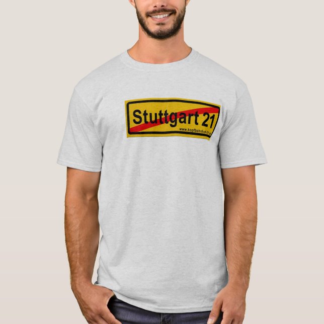 T-shirt Anti-Stuttgart 21 (Devant)