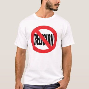 T-shirt Anti tee - shirt de religion