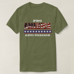 T-SHIRT ANTI-TRE45ON PRO-AMÉRIQUE