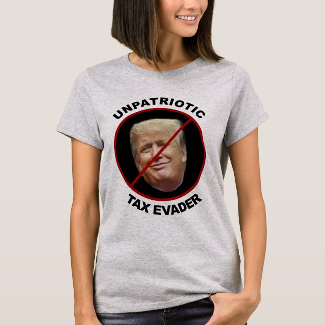 T-shirt anti-Trump anti-patriotisme taxes Trump im (Devant)