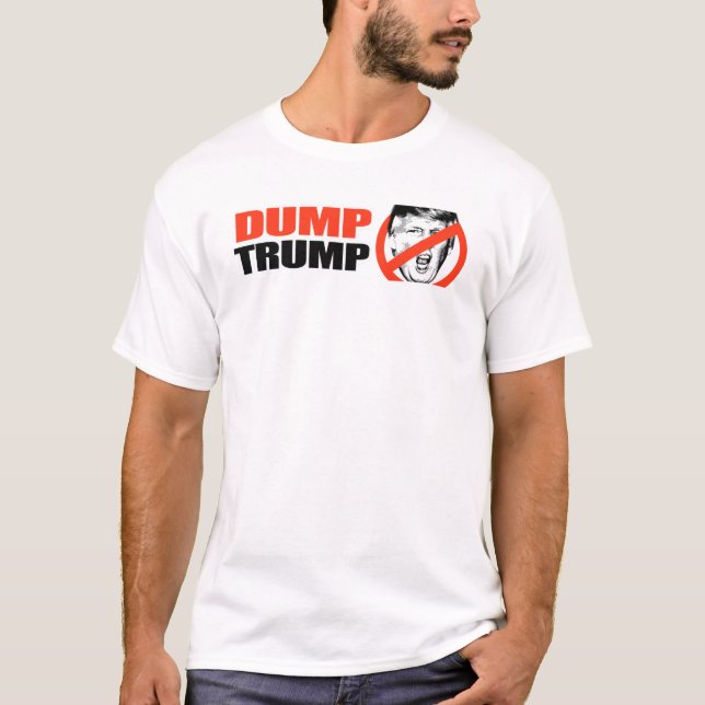 T-SHIRT ANTI-TRUMP - ATOUT DE DÉCHARGE - .PNG (Devant)