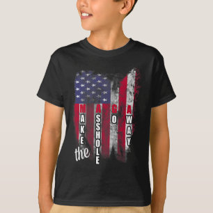 T-shirt Anti Trump Funny Mega Faire Disparaître Le Trou Sl