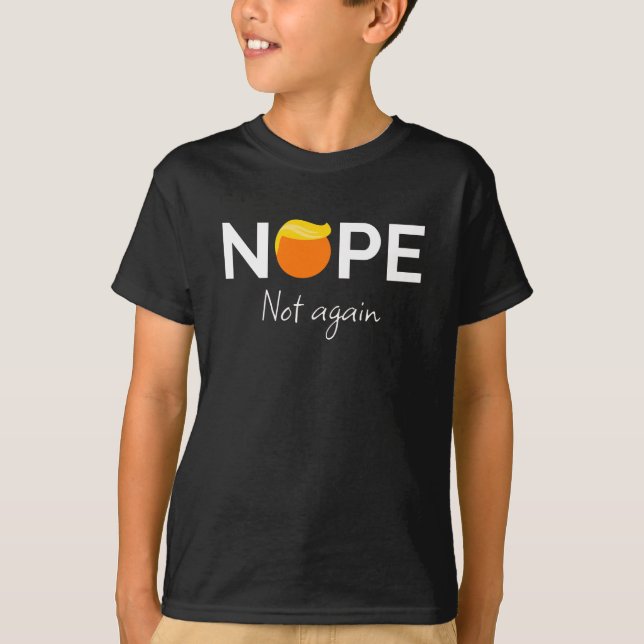 T-shirt Anti-Trump - Non, pas encore moi (Devant)
